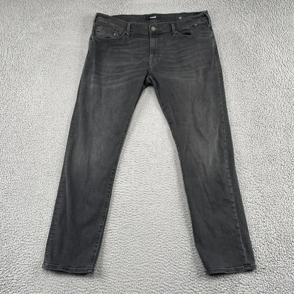 Mavi Jeans Mens 36x30 Gray Jake Slim Leg Stretch Denim Casual Five-Pocket Pants
